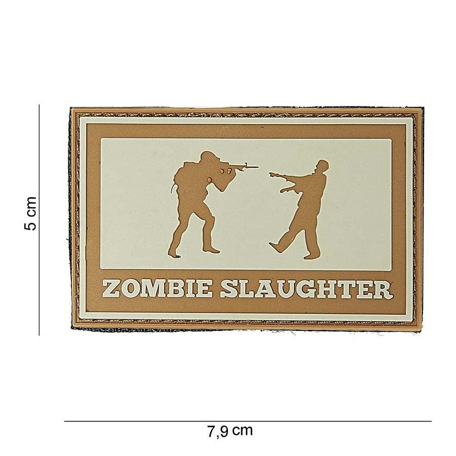 101 Inc Patch Patch 3D PVC Zombie Slaughter Tan