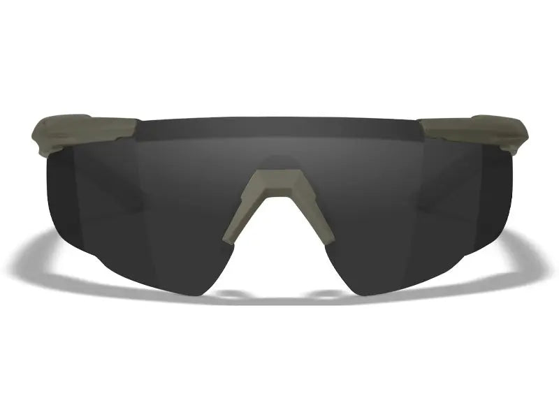 Saber Advanced 3 Lenses (SMOKE GREY+CLEAR+Light RUST) with od green frame Defcon 5