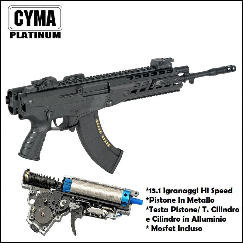 CYMA PLATINUM Fucile elettrico Fucile Elettrico CM.103 AK Assault - Cyma Platinum