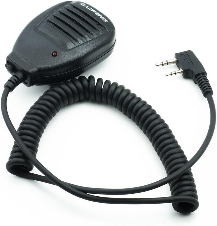 BAOFENG Cuffie e Auricolari Baofeng Microfono e Ptt Standard stile Police