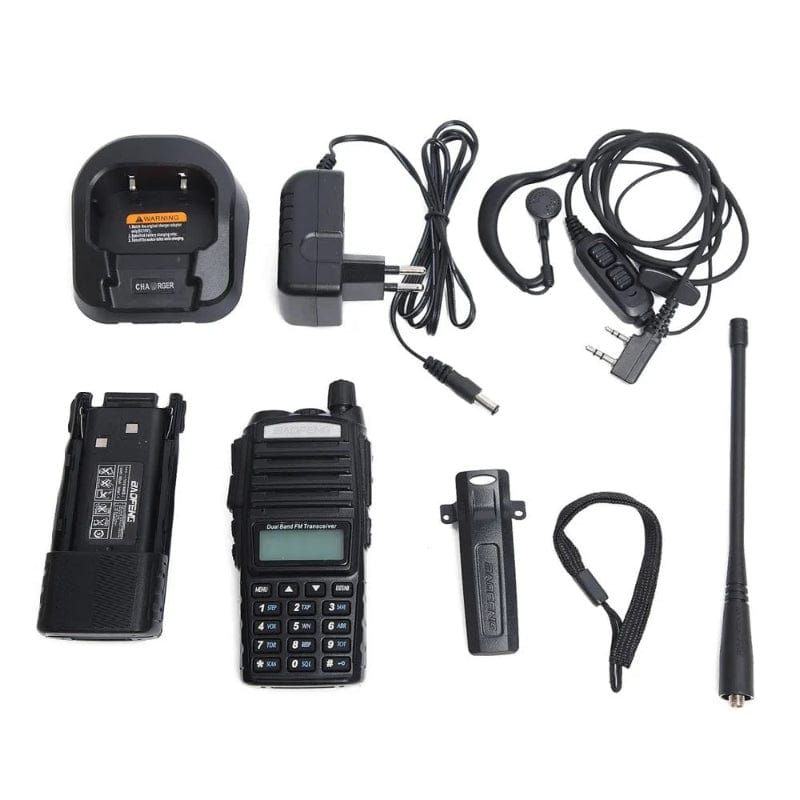 BAOFENG Radio e accessori Radio Baofeng UV-82 Tri Power set include Auricolare e Carica Batterie