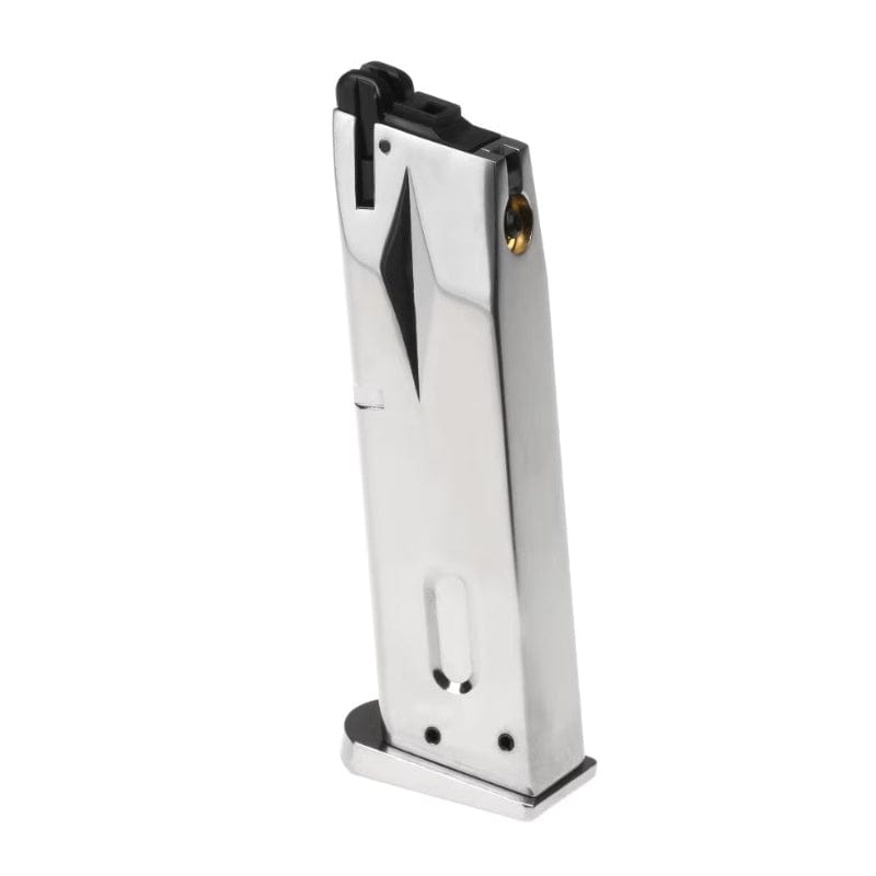 LS Caricatore a gas Pistola Caricatore a Gas M9 Silver Gbb da 25 colpi - LS