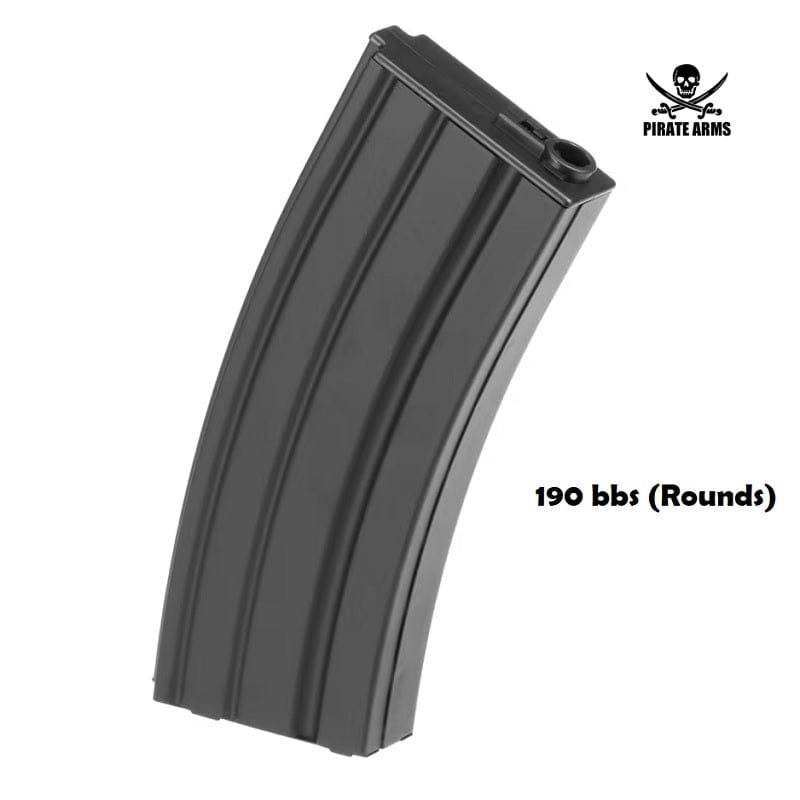 PIRATE ARMS Caricatore Fucile Caricatore M4 Monofilare in Metallo da 190bbs - Pirate Arms