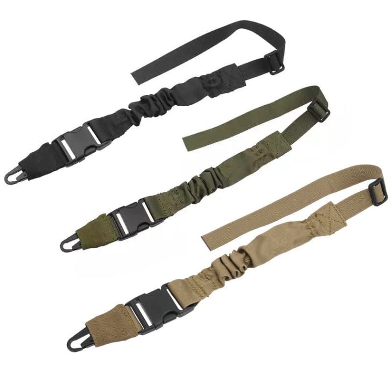 8FIELDS Cinghia fucile Cinghia 1 Punto Bungee per Fucile con Aggancio a Molle