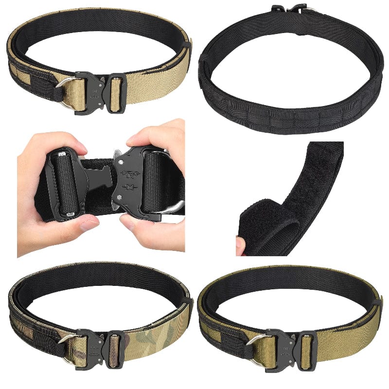 Defcon 5 Cintura Lima Tactical con Velcro Interno e Fibbia in Acciaio