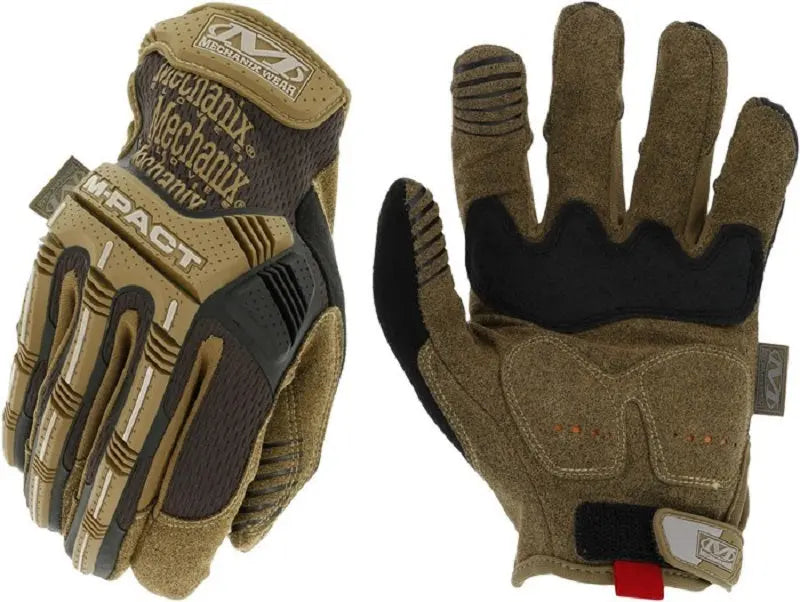 guanti mechanix m-pact brown