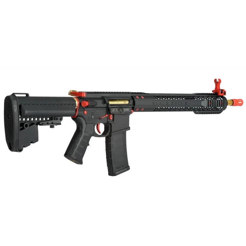 KING ARMS Fucile elettrico Fucile Elettrico M4 King Arms  Black Rain Ordnance Edition Limited Rosso/Oro