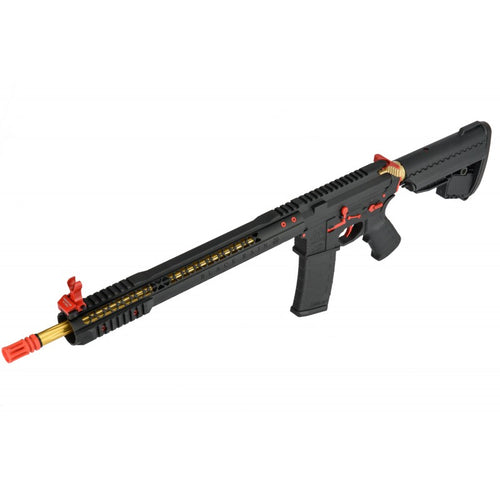 Fucile Elettrico M4 King Arms  Black Rain Ordnance Edition Limited Rosso/Oro KING ARMS