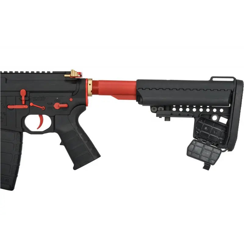 KING ARMS Fucile elettrico Fucile Elettrico M4 King Arms  Black Rain Ordnance Edition Limited Rosso/Oro