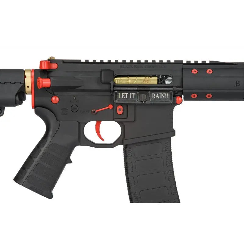 KING ARMS Fucile elettrico Fucile Elettrico M4 King Arms  Black Rain Ordnance Edition Limited Rosso/Oro