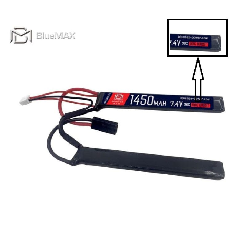 BlueMax Batteria Batteria Lipo 7.4V x 1450Mah Nunchuck - Bluemax Power