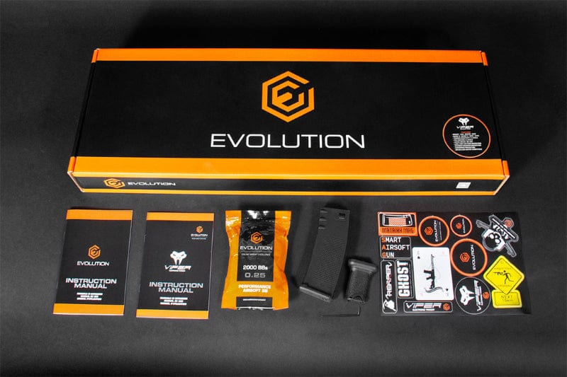Evolution Fucile elettrico M4 Ghost Viper 3.0 S, Fucile Elettrico con Mosfet Programmabile ETS IV - Evolution