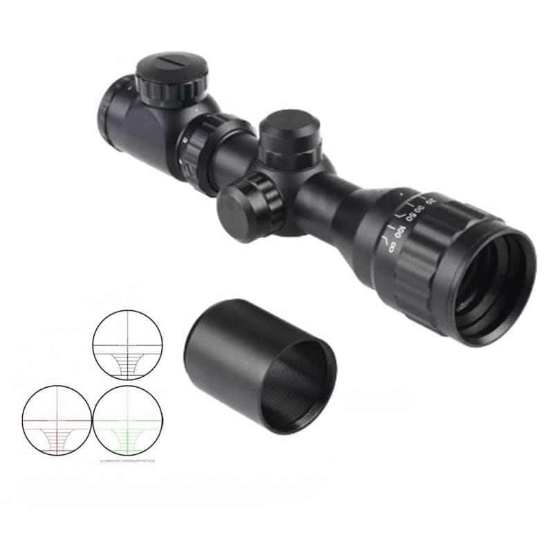 DUEL CODE Ottiche e Red Dot Ottica per Fucile 2-6x32E con Reticolo Illuminato