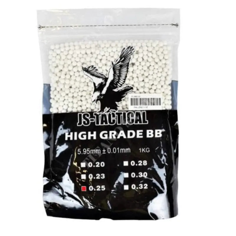 JS-TACTICAL Materiale di consumo Pallini JS tactical 0,25gr Bianchi