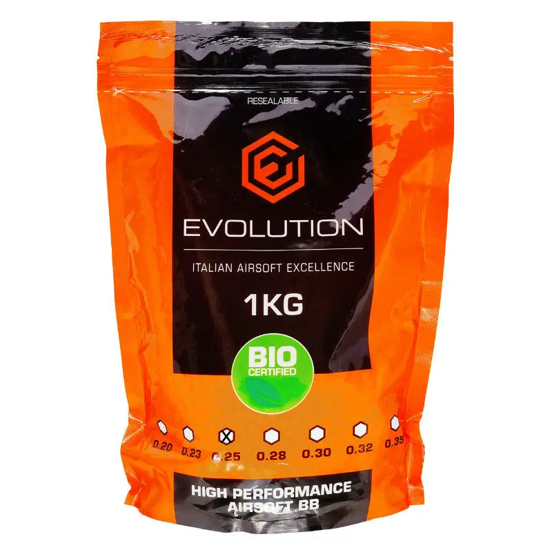 Pallini Biodegradabili 6 mm 0.25gr Alta Precisione 1 Kg - Evolution Evolution