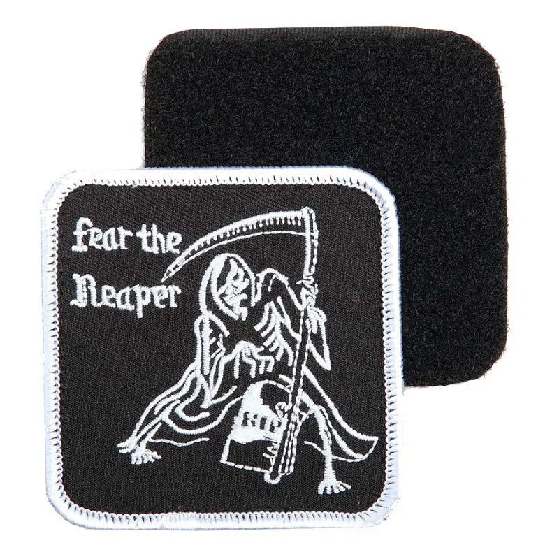 Patch fear the Reaper in Tessuto con velcro 101 Inc