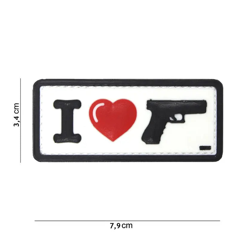 Patch I Love Glock 101 Inc