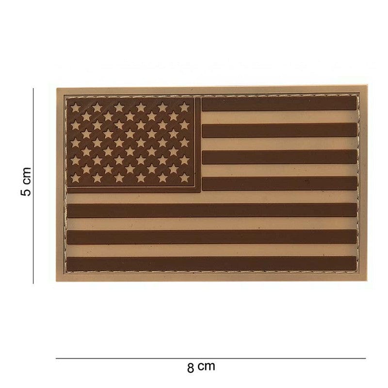 101 Inc Patch Desert Patch 3D PVC Bandiera Americana vari colori