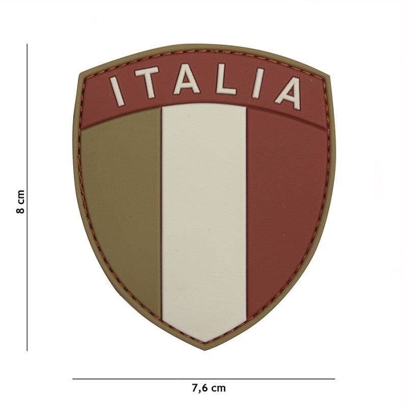 101 Inc Patch Desert Patch 3D PVC Scudetto Italia Vari Colori