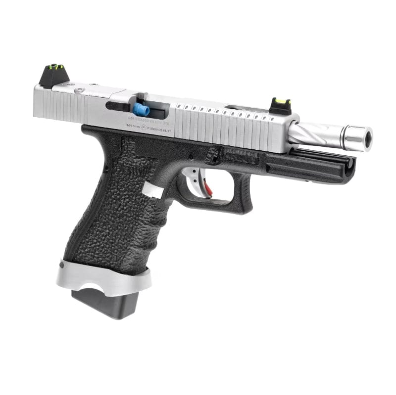 VORSK Pistola a Gas Pistola GBB G17 Vorsk EU17 Versione Nera-Silver 2025