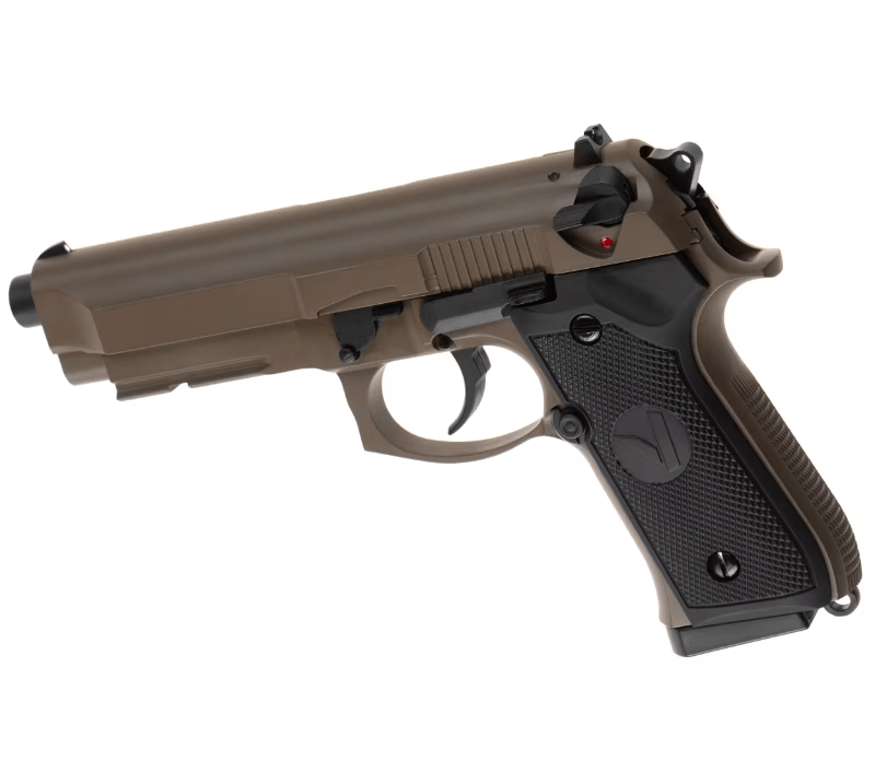 Pistola a Gas M92FS VM9 OSIRIS Blowback Full Metal - Tan Version