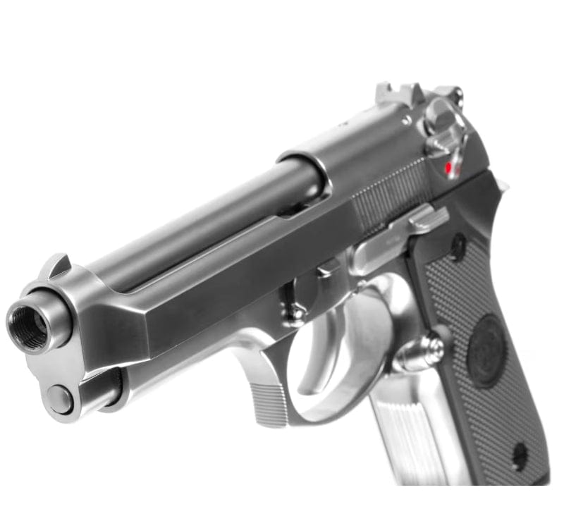 WE Airsoft Pistola a Co2 Pistola a Co2 M9 Silver Full Metal Blowback - WE