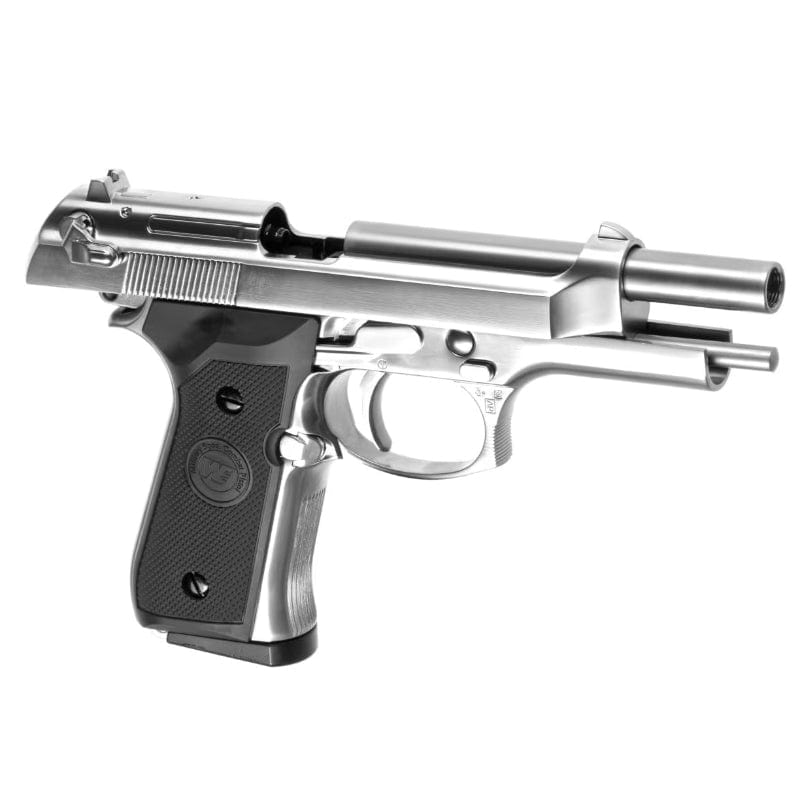WE Airsoft Pistola a Co2 Pistola a Co2 M9 Silver Full Metal Blowback - WE