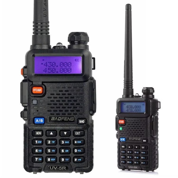BAOFENG Radio e accessori Radio Baofeng UV-5R Dual Band Two-Way Radio include Auricolare e CaricaBatterie
