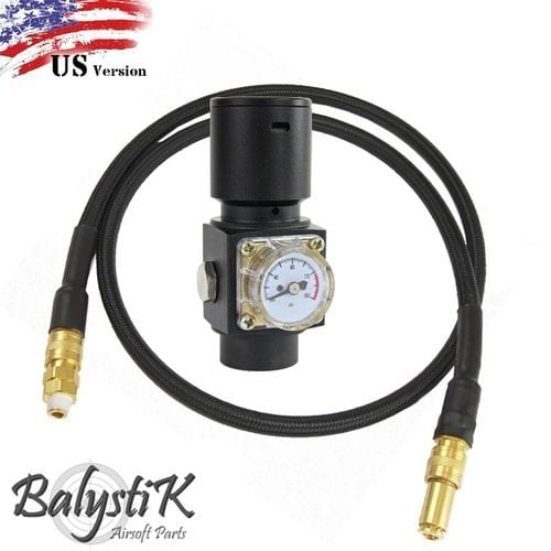 BALYSTIK Regolatore Hpa Regolatore di Pressione Hpa Balystik completo di Linea Us Deluxe