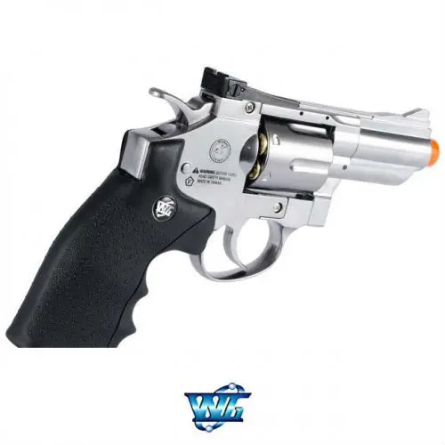 Revolver a Co2 2,5 pollici Full Metal Silver - WG 