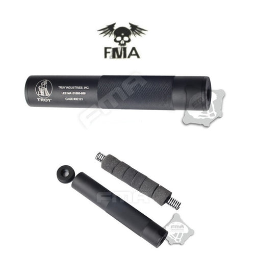 silenziatore 14mm troy type 198mm black fma