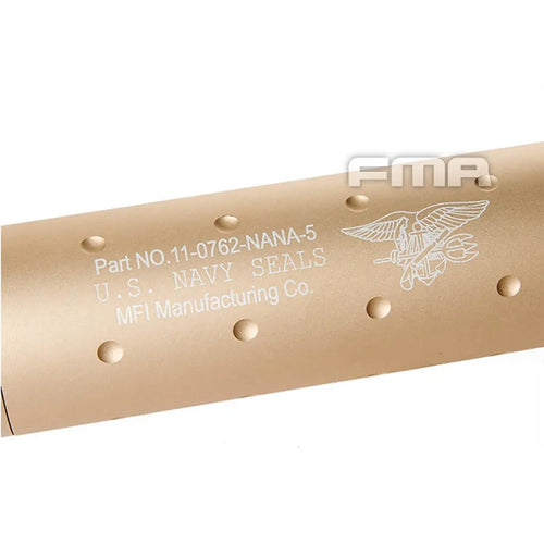 Silenziatore 107x35mm Navy Seal - FMA Tan FMA