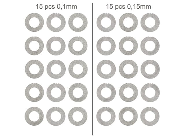 SLONG AIRSOFT Ricambi Gearbox Set Spessori 0.10 e 0.15mm per Spessoramento Gearbox - Slong Airsoft