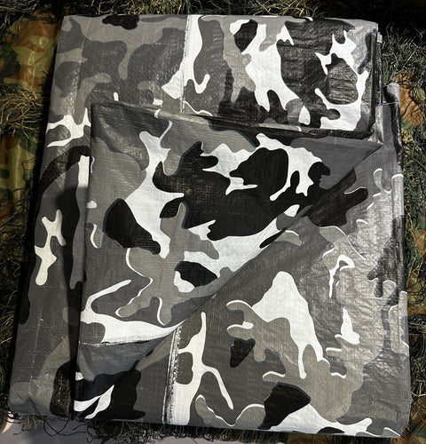 Telo PVC Camouflage Fosco 4x3 metri Urban FOSCO