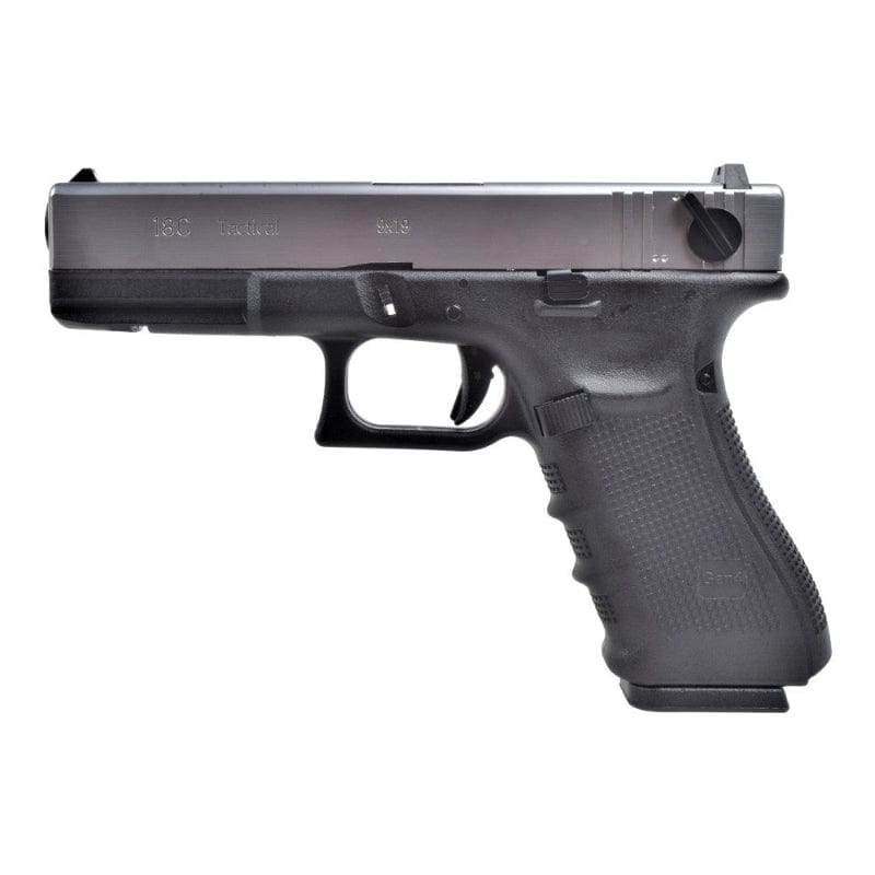 WE Airsoft Pistola a Gas Pistola Softair Glock G18 Silver WE Gen4