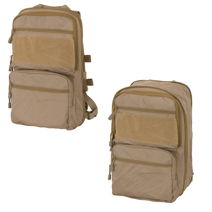 8FIELDS Zaino Zaino Tattico con Pannello Frontale Chest Rig Set Completo Coyote - 8Fields