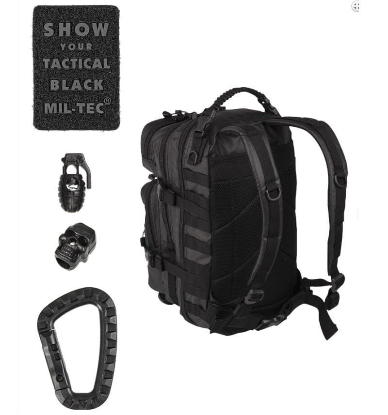 Zaino Tattico US Assault Pack 25 litri Tactical Black - Miltec