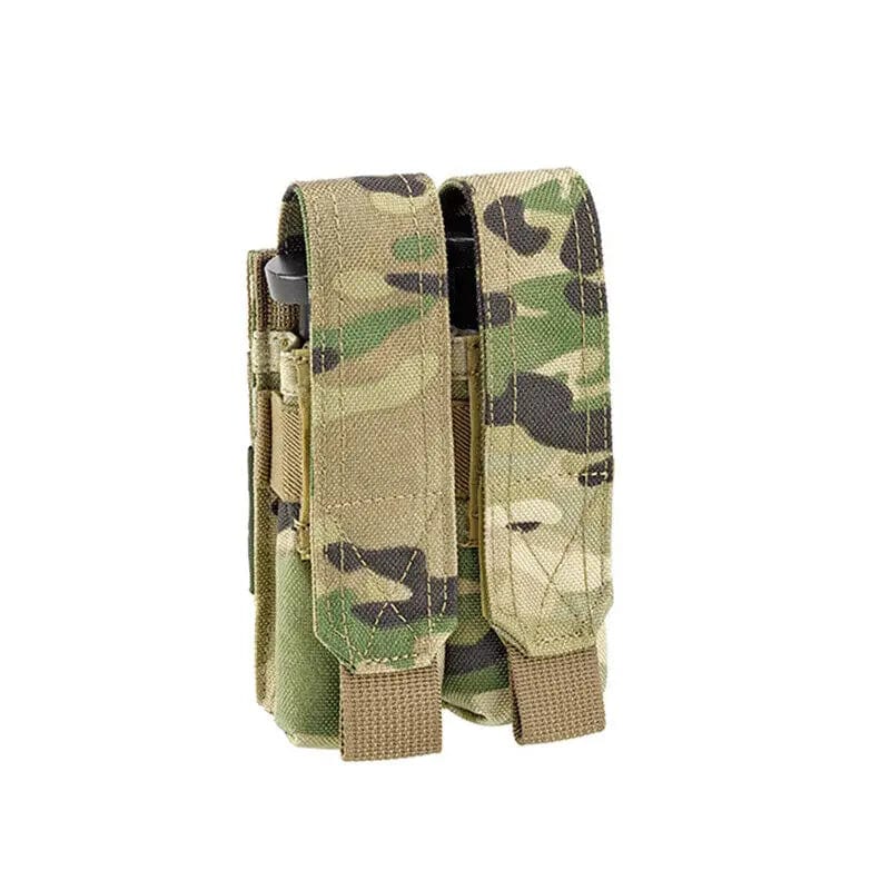 Tasca Portacaricatore Doppia Militare By Mil-Tec – Colore Nero – Fabbricazione Tedesca