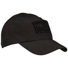 Carica l&#39;immagine nel visualizzatore di Gallery, Cappello Baseball Softshell con Patch Mil-tec bk
