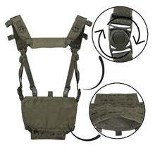 Carica l&#39;immagine nel visualizzatore di Gallery, tattico leggero chest rig
