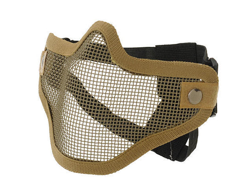 Maschera protezione facciale con rete 1.0 TAN WOSPORT