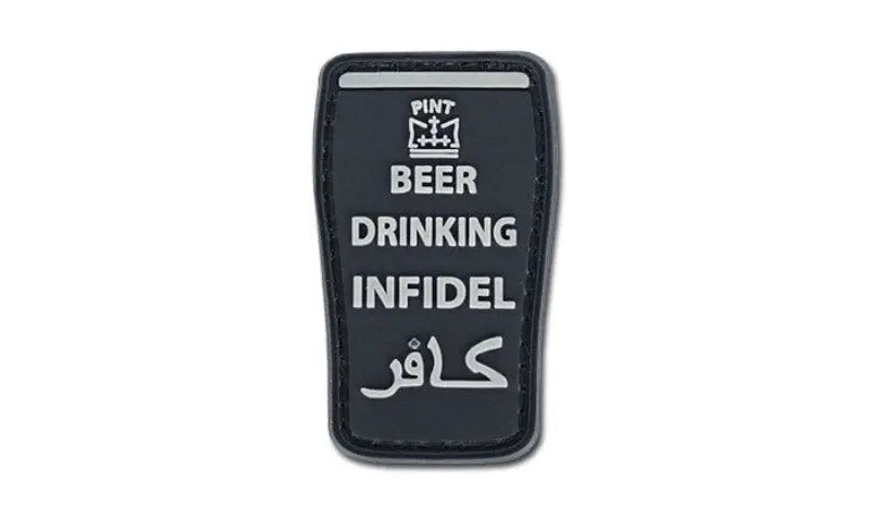 patch beer driking infidel