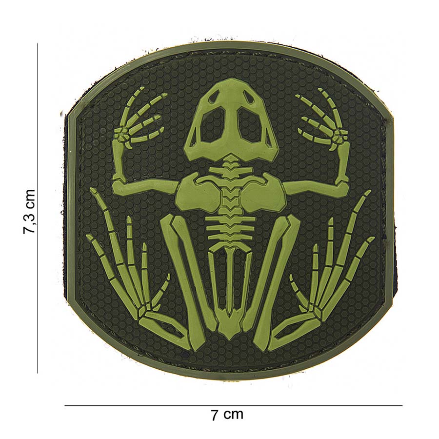 Patch 3D PVC Scheletro di Rana 101 Inc