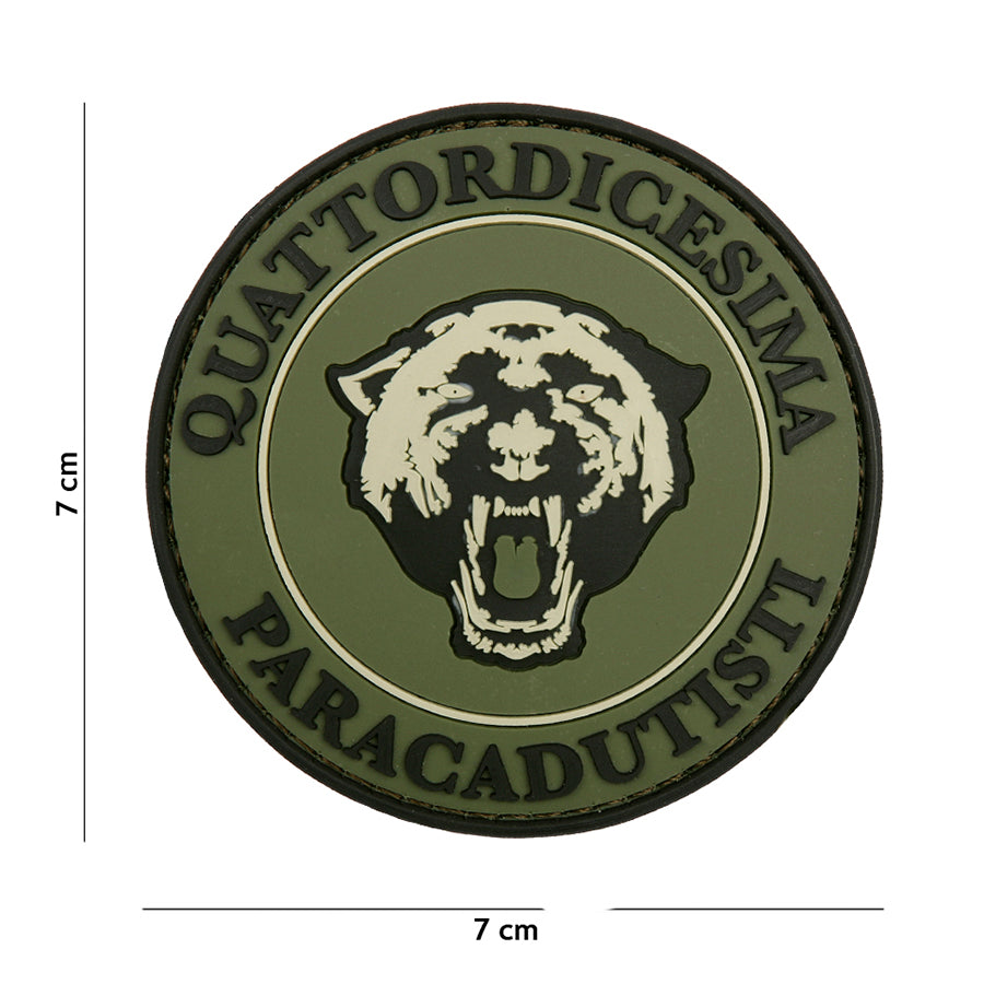 Patch 3D PVC Quattordicesima Paracadutisti 101 Inc