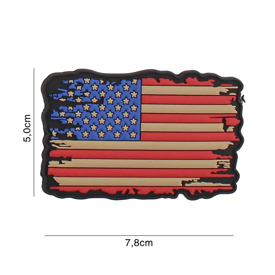 Patch 3D PVC USA Vintage 