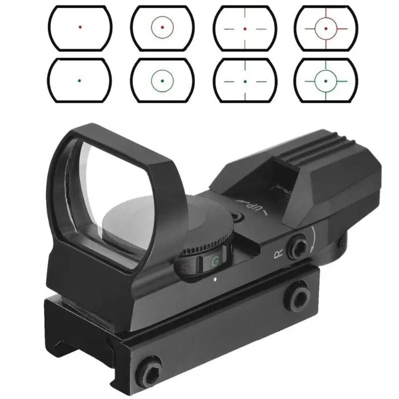 reflex red dot mirino multipoint
