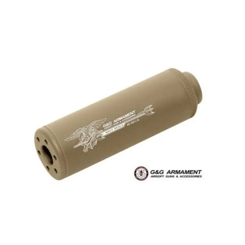 silenziatore g&g filettatura oraria tan da 10 cm