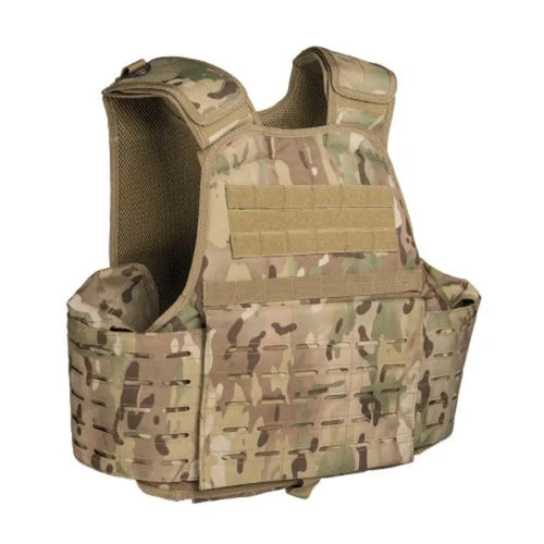 tattico carrier vest laser cut mil tec multicam