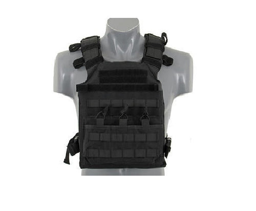 Tattico Assault Plate Carrier Black 8FIELDS