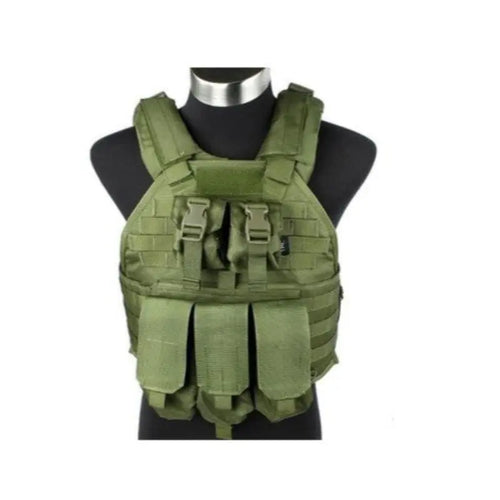 tattico sms usmc style vest od